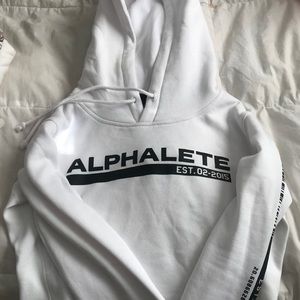 Alphalete crop hoodie